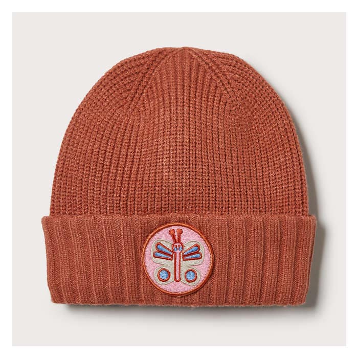 Toddler Girls' Patch Beanie